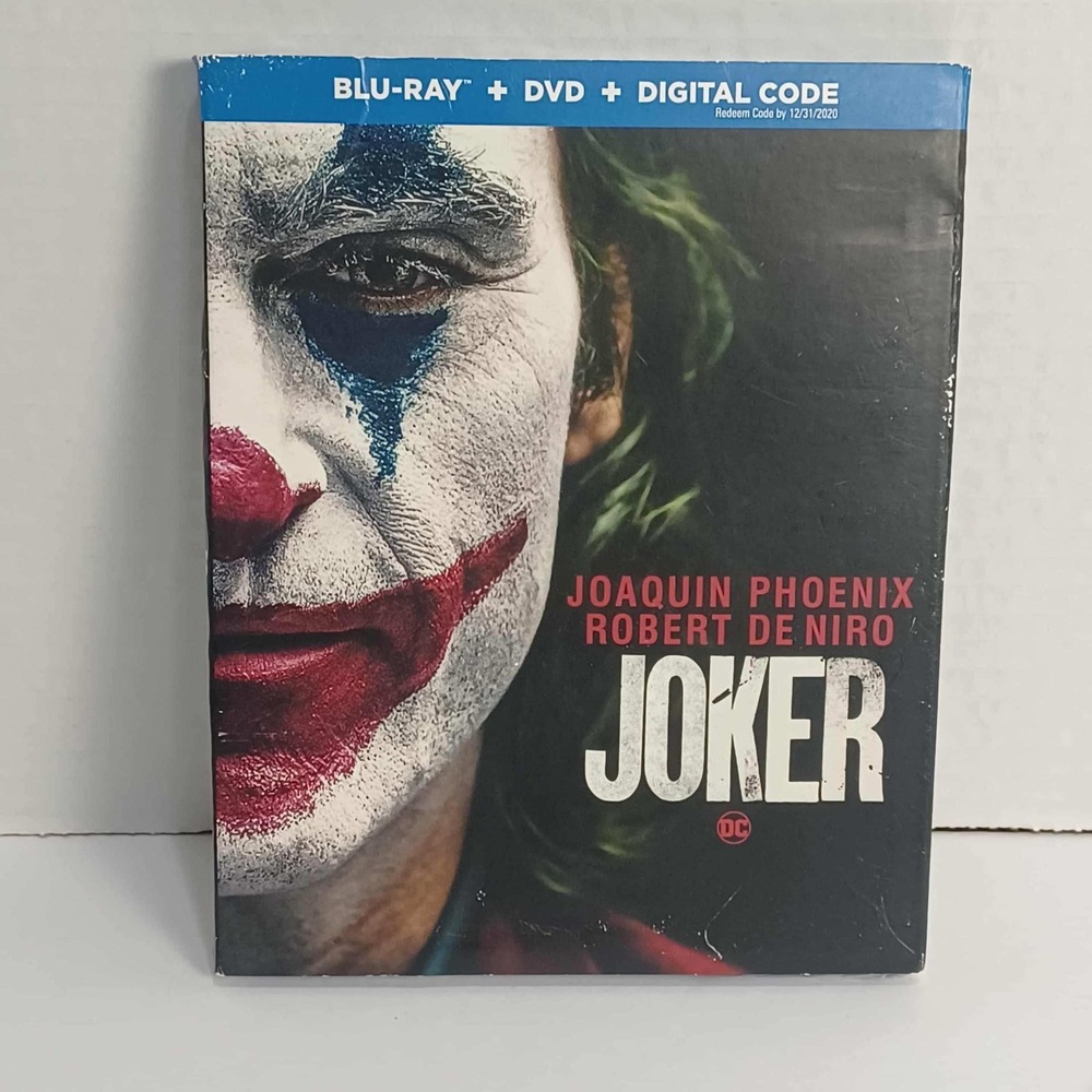 Joker‎ Blu Ray DVD Digital Code Joaquin Phoenix Robert De Niro Movie